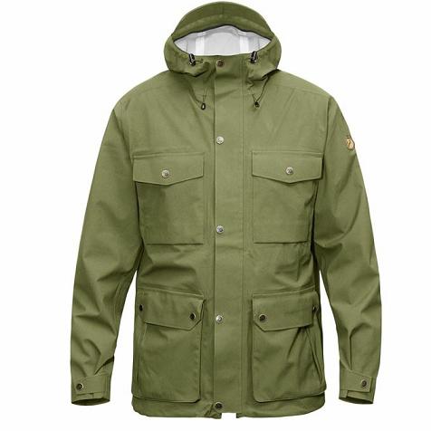 Fjällräven Övik Wind Jacket Green Singapore For Men (SG-50733)